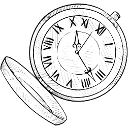 Pictogramme d'une montre