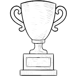 Pictogramme d'un trophée